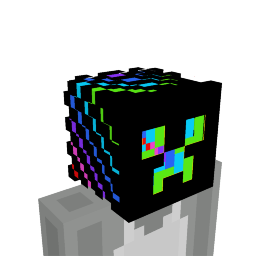 Thumbnail of the Minecraft Bedrock Marketplace product RGB Creeper Head created by WildPhire.