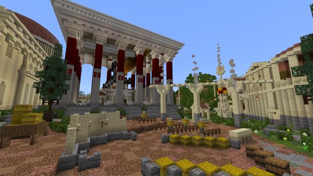 Screenshot of the Minecraft Bedrock Marketplace product Roman Empire created by WildPhire.