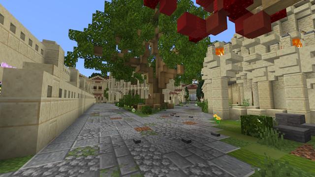 Screenshot of the Minecraft Bedrock Marketplace product Roman Empire created by WildPhire.