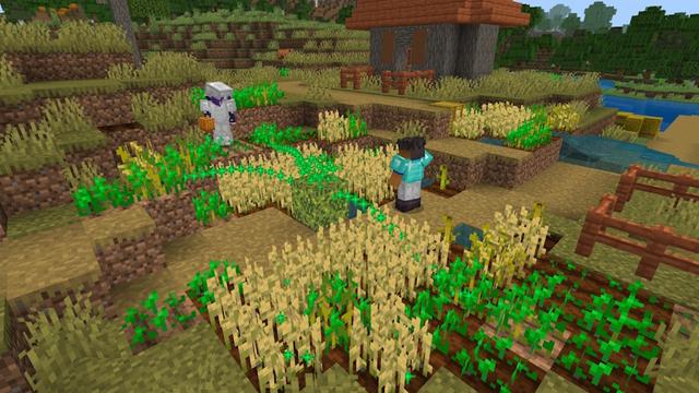 Screenshot of the Minecraft Bedrock Marketplace product Sponges+ created by WildPhire.