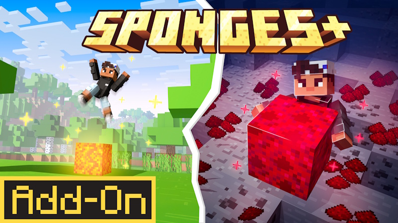 Sponges+ by WildPhire | CHUNK - Minecraft Bedrock Marketplace Explorer
