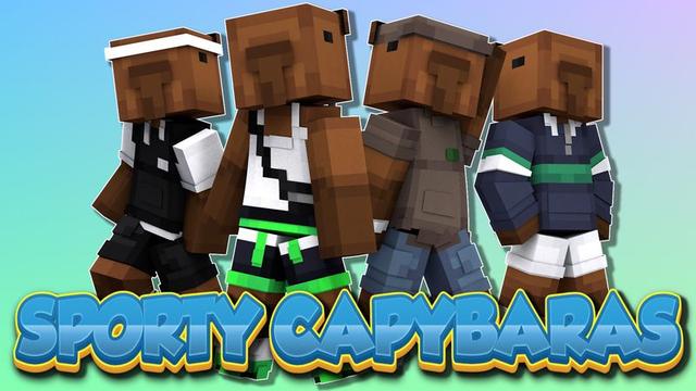 Thumbnail of the Minecraft Bedrock Marketplace product Sporty Capybaras created by WildPhire.