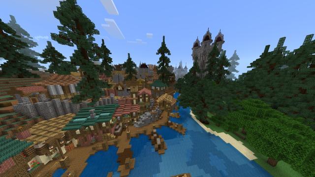Screenshot of the Minecraft Bedrock Marketplace product The Kingdom created by WildPhire.