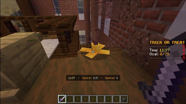 Screenshot of the Minecraft Bedrock Marketplace product Trick or Treat created by WildPhire.
