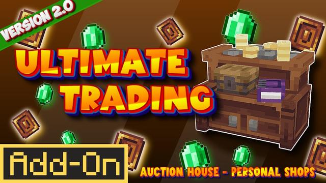 Thumbnail of the Minecraft Bedrock Marketplace product Ultimate Trading created by WildPhire.