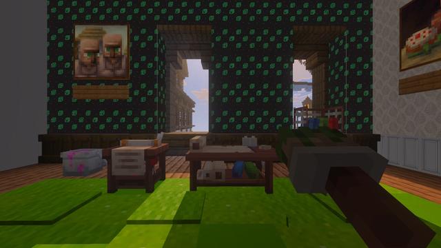 Screenshot of the Minecraft Bedrock Marketplace product Wallpaper+ created by WildPhire.