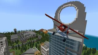 Screenshot of the Minecraft Bedrock Marketplace product La ville de l'aéroport created by Withercore.