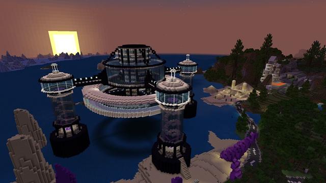 Screenshot of the Minecraft Bedrock Marketplace product Craftable Bases created by Withercore.