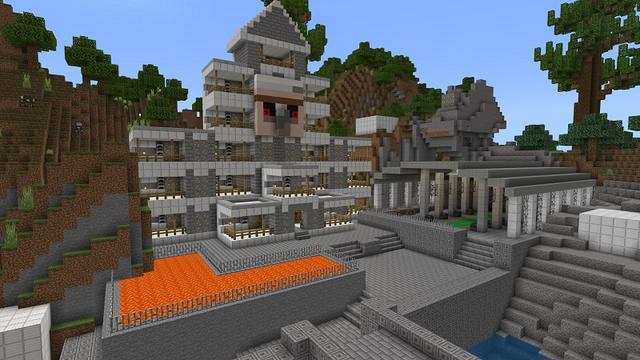 Screenshot of the Minecraft Bedrock Marketplace product Craftable Bases created by Withercore.