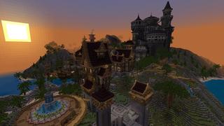 Screenshot of the Minecraft Bedrock Marketplace product Cursed Island created by Withercore.