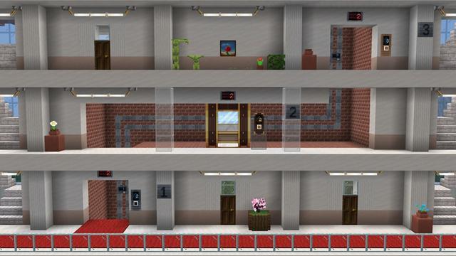 Screenshot of the Minecraft Bedrock Marketplace product Elevators Add-On created by Withercore.