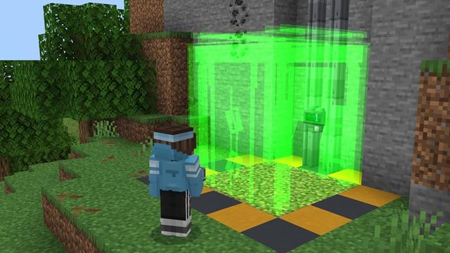 Screenshot of the Minecraft Bedrock Marketplace product Elevators Add-On created by Withercore.
