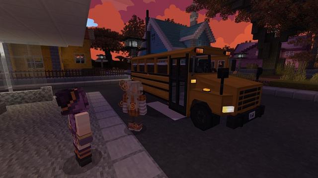 Screenshot of the Minecraft Bedrock Marketplace product Halloween School created by Withercore.