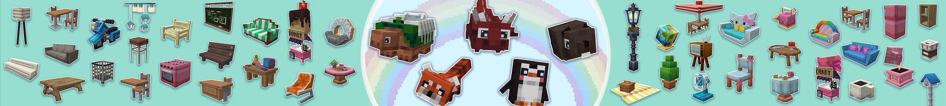 Panorama of the Minecraft Bedrock Marketplace product Happy Town created by Withercore.