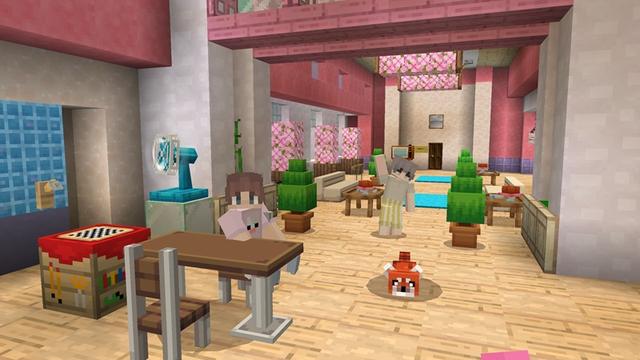 Screenshot of the Minecraft Bedrock Marketplace product Happy Town created by Withercore.