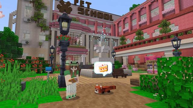 Screenshot of the Minecraft Bedrock Marketplace product Happy Town created by Withercore.