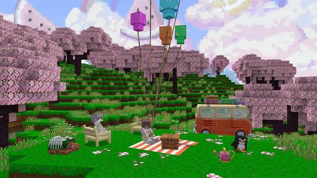 Screenshot of the Minecraft Bedrock Marketplace product Happy Town created by Withercore.