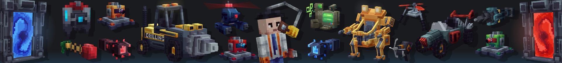 Panorama of the Minecraft Bedrock Marketplace product Mr. Gadget created by Withercore.