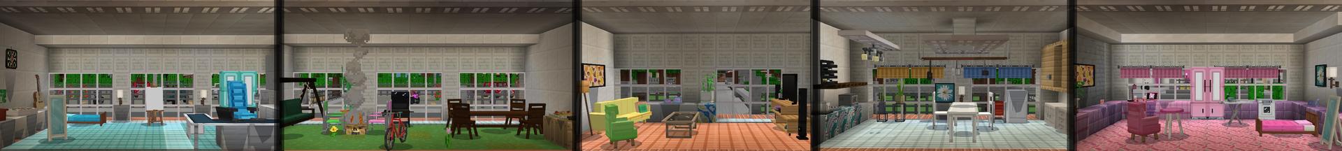 Panorama of the Minecraft Bedrock Marketplace product Neighborhood Roleplay created by Withercore.