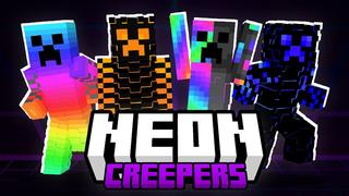 Thumbnail of the Minecraft Bedrock Marketplace product Neon Creepers created by Withercore.