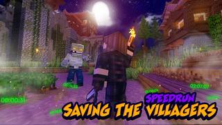 Thumbnail of the Minecraft Bedrock Marketplace product Saving the Villagers: Speedrun created by Withercore.