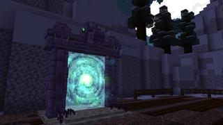 Screenshot of the Minecraft Bedrock Marketplace product Skyblock Portals created by Withercore.