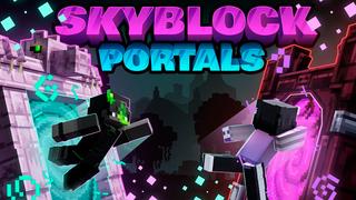 Thumbnail of the Minecraft Bedrock Marketplace product Portails Skyblock created by Withercore.