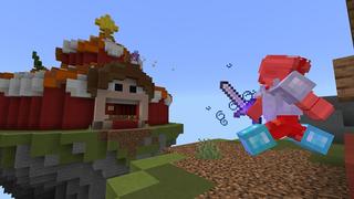 Screenshot of the Minecraft Bedrock Marketplace product Guerra no céu 1vs1 created by Withercore.