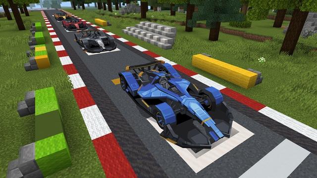 Screenshot of the Minecraft Bedrock Marketplace product Ultra Cars Add-On created by Withercore.