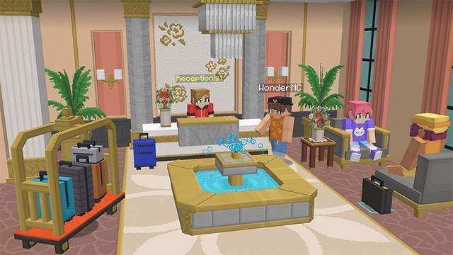 Screenshot of the Minecraft Bedrock Marketplace product 5 Star Hotel: Roleplay created by Wonder.