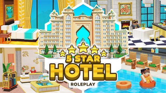 Thumbnail of the Minecraft Bedrock Marketplace product 5 Star Hotel: Roleplay created by Wonder.