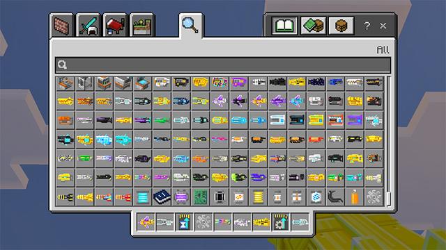 Screenshot of the Minecraft Bedrock Marketplace product Advanced Blasters Add-On created by Wonder.