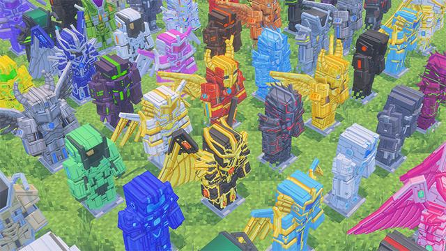 Screenshot of the Minecraft Bedrock Marketplace product Advanced Power Suits Add-On created by Wonder.