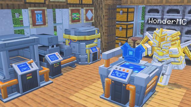 Screenshot of the Minecraft Bedrock Marketplace product Advanced Power Suits Add-On created by Wonder.