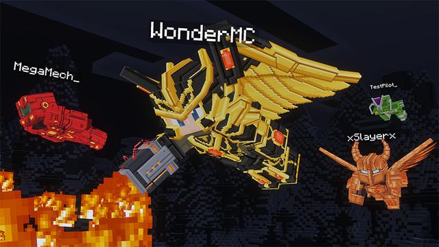 Screenshot of the Minecraft Bedrock Marketplace product Advanced Power Suits Add-On created by Wonder.