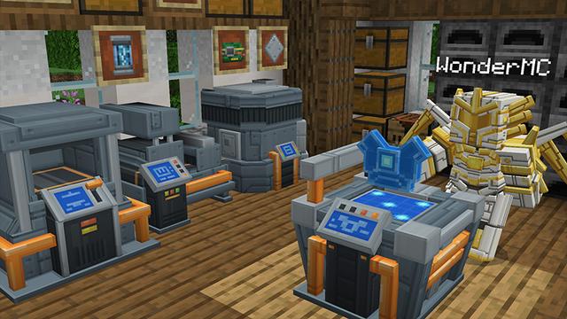Screenshot of the Minecraft Bedrock Marketplace product Advanced Power Suits Add-On created by Wonder.