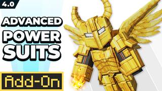 Thumbnail of the Minecraft Bedrock Marketplace product Advanced Power Suits Add-On created by Wonder.