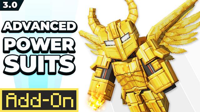 Thumbnail of the Minecraft Bedrock Marketplace product Advanced Power Suits Add-On created by Wonder.