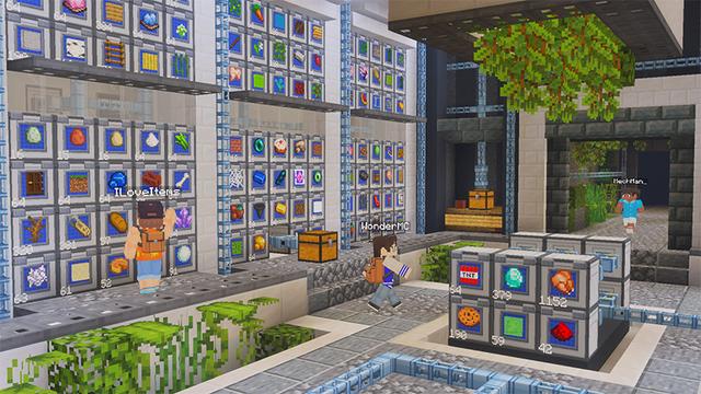 Screenshot of the Minecraft Bedrock Marketplace product Advanced Sorting & Storage Add-On created by Wonder.