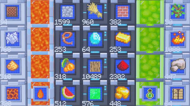 Screenshot of the Minecraft Bedrock Marketplace product Advanced Sorting & Storage Add-On created by Wonder.