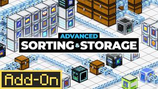 Thumbnail of the Minecraft Bedrock Marketplace product Add-On „Erweiterte Sortier- und Lagerfunktionen“ created by Wonder.