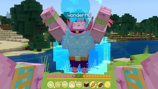 Screenshot of the Minecraft Bedrock Marketplace product Axolotl Evolve created by Wonder.