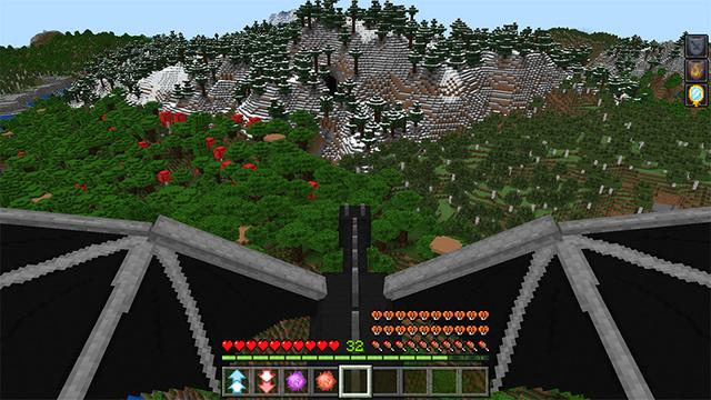 Screenshot of the Minecraft Bedrock Marketplace product Be an Ender Dragon created by Wonder.