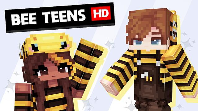Thumbnail of the Minecraft Bedrock Marketplace product Bee Teens HD created by Wonder.