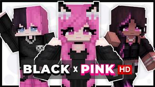 Thumbnail of the Minecraft Bedrock Marketplace product Black x Pink HD created by Wonder.