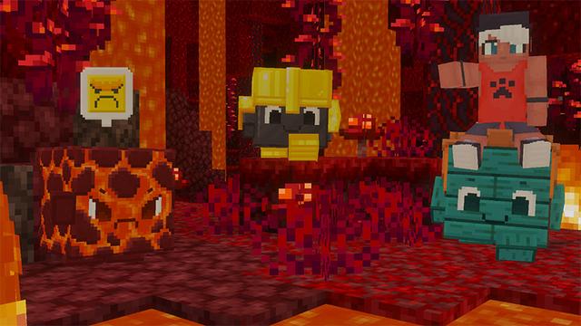 Screenshot of the Minecraft Bedrock Marketplace product Block Pets created by Wonder.