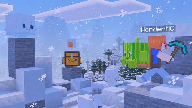 Screenshot of the Minecraft Bedrock Marketplace product Block Pets created by Wonder.