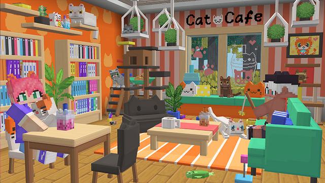 Screenshot of the Minecraft Bedrock Marketplace product Boba Tea Town created by Wonder.