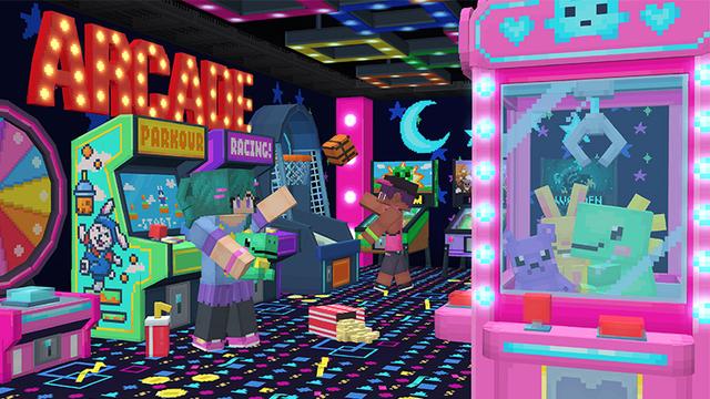 Screenshot of the Minecraft Bedrock Marketplace product Boba Tea Town created by Wonder.
