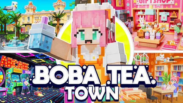 Thumbnail of the Minecraft Bedrock Marketplace product Boba Tea Town created by Wonder.